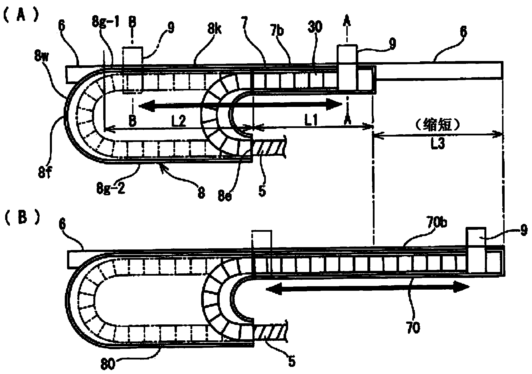 Wire harness routing device for sliding seat