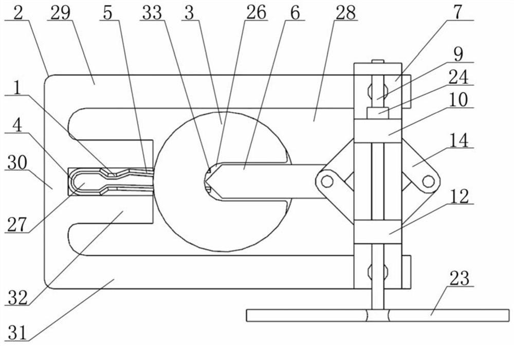 R pin opening tool for disc type suspension insulator