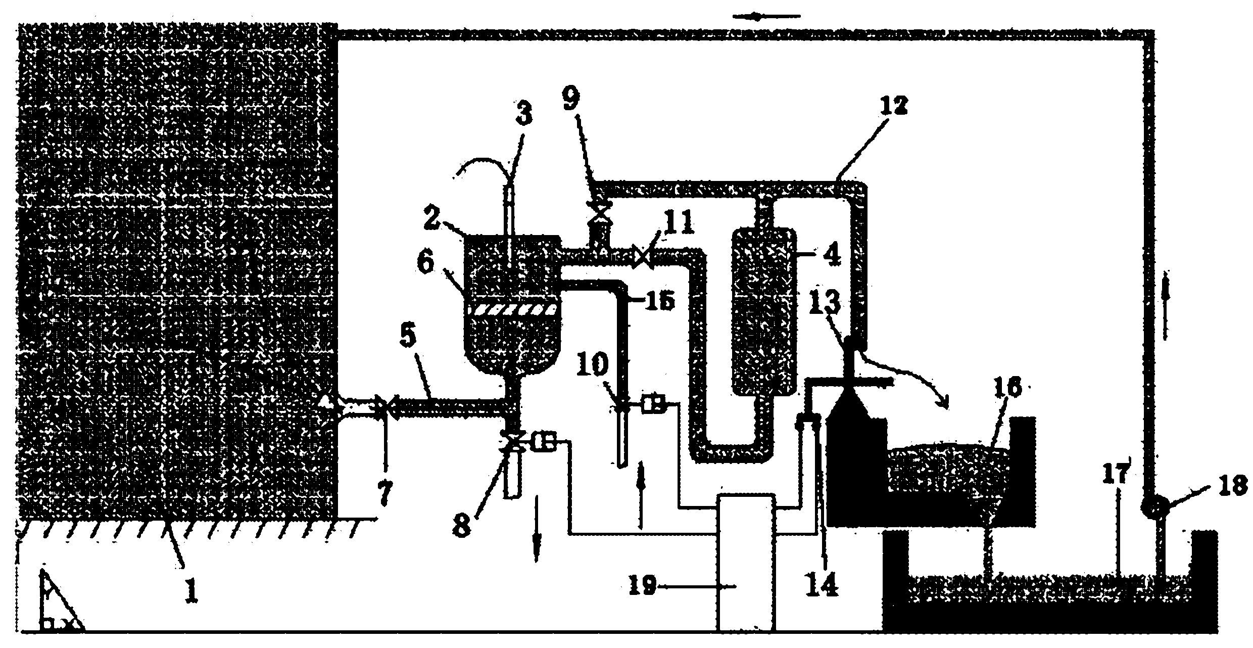 Measure apparatus of flue gas desulphurization absorbing tower, slurry pH meter and densitometer by using wet method and its method