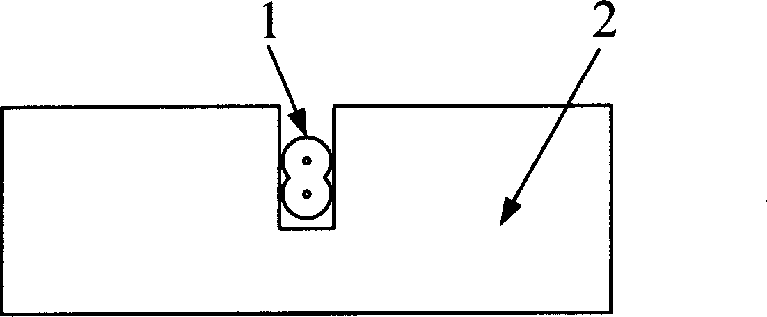 Passive full optical-fiber adjustable optical tapping element