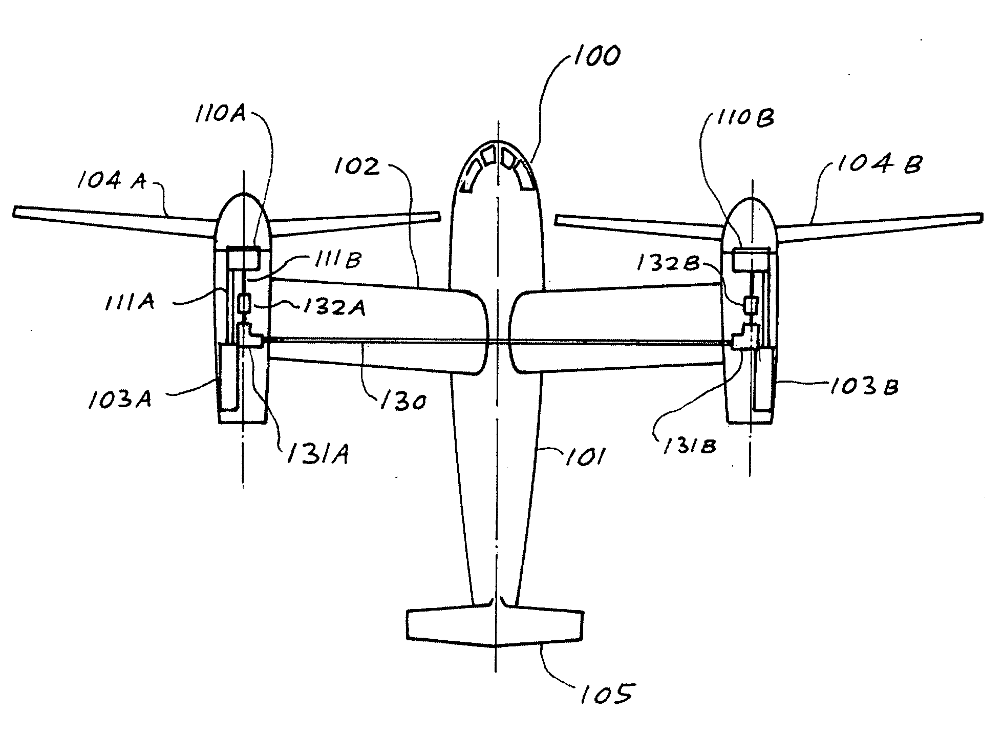 Speed changing gearbox with dual path input