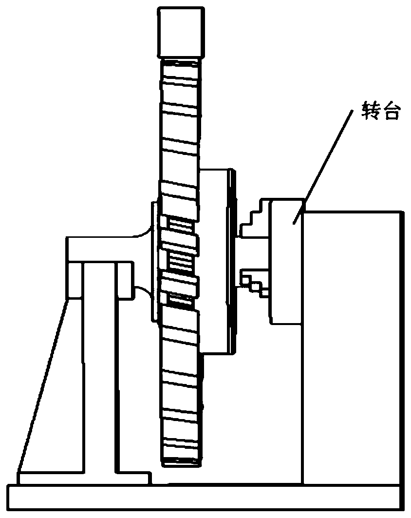 Manufacturing method for dissimilar alloy integral blade disc structure