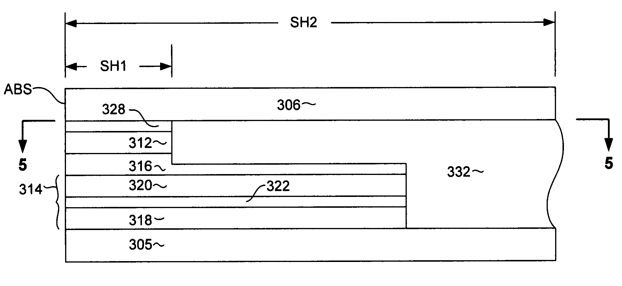 Magnetoresistive sensor having a shape enhanced pinned layer