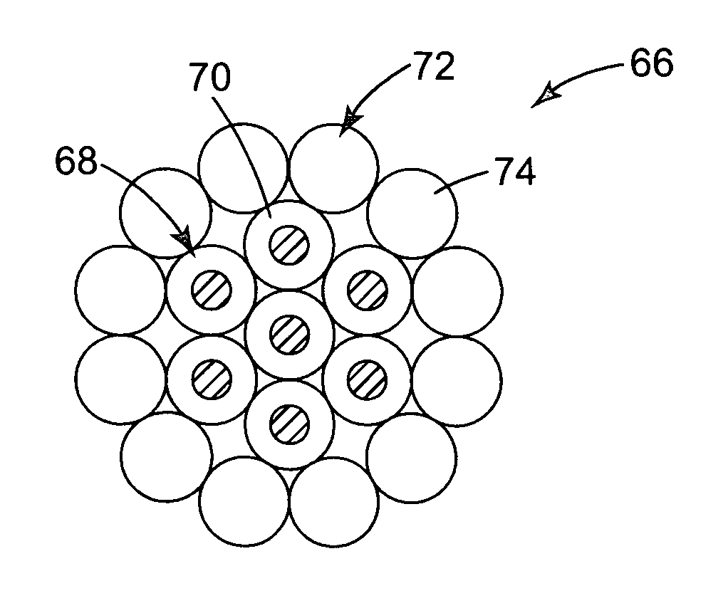 Metal-cladded metal matrix composite wire