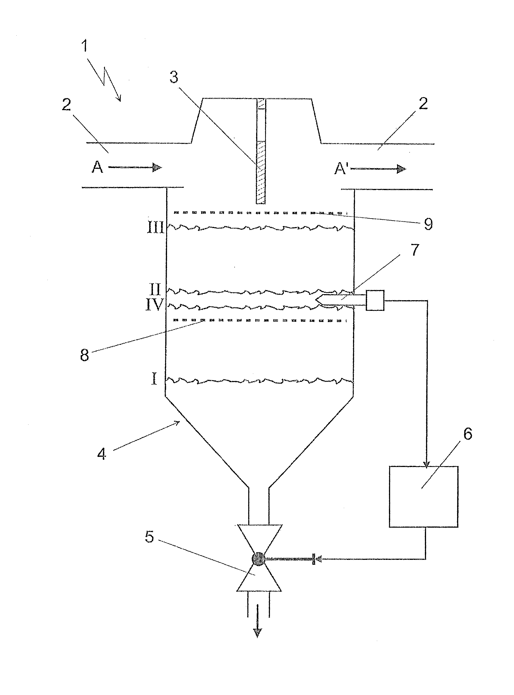 Method for Discontinuously Emptying a Container