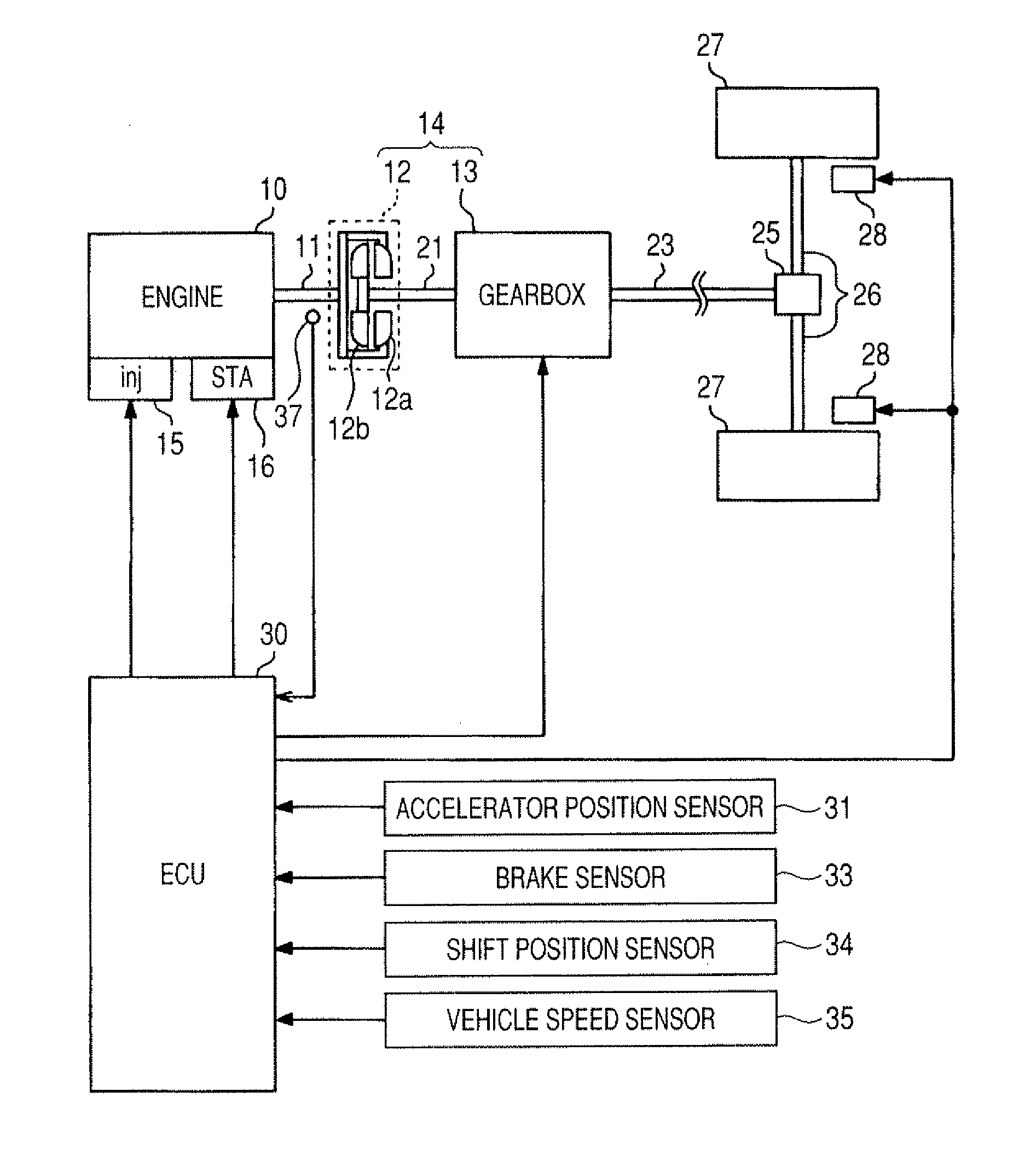 Vehicle control system controlling exertion of braking force on wheel