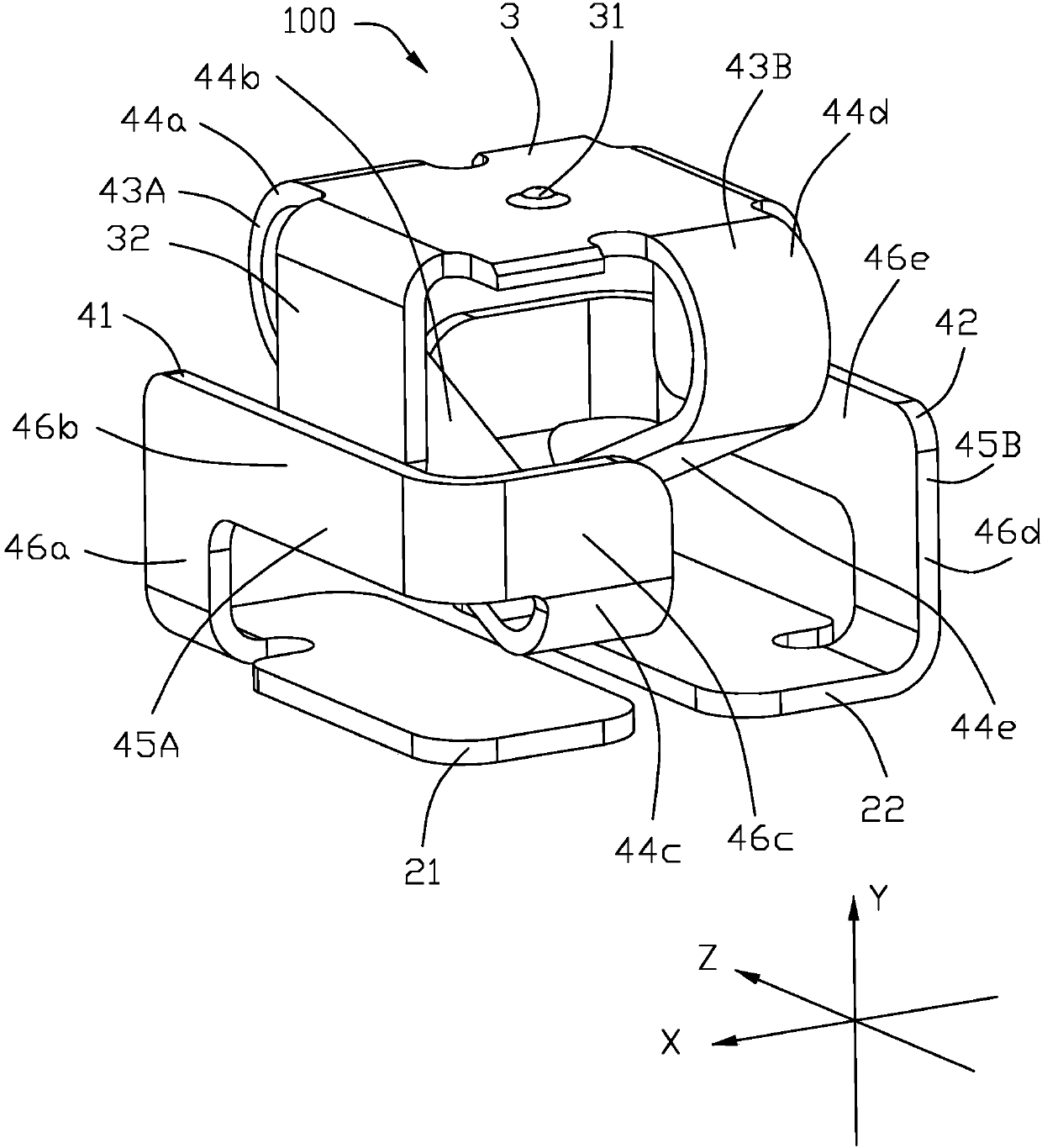 Crimping connector and manufacturing method thereof