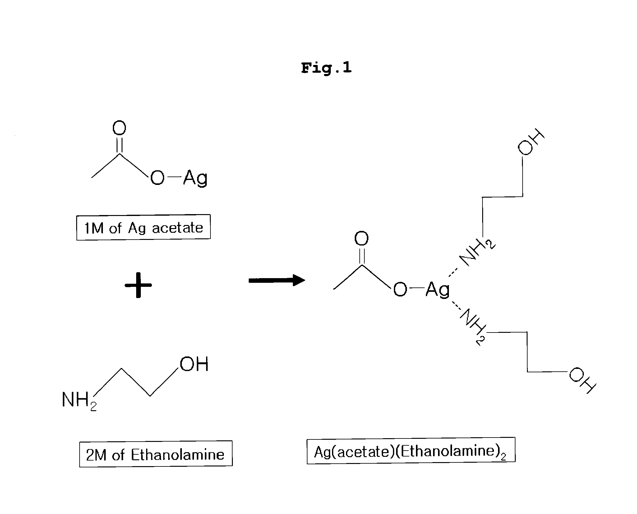 Organic silver complex compound used in paste for conductive pattern forming