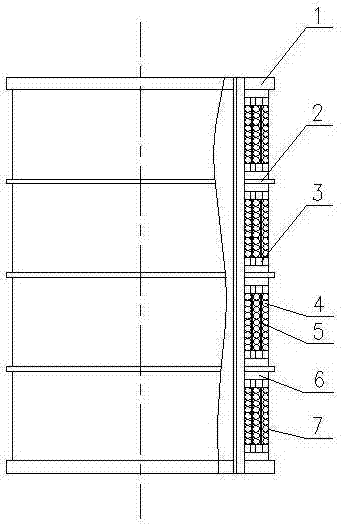 Novel high tension coil for dry transformer and manufacturing method for novel high tension coil