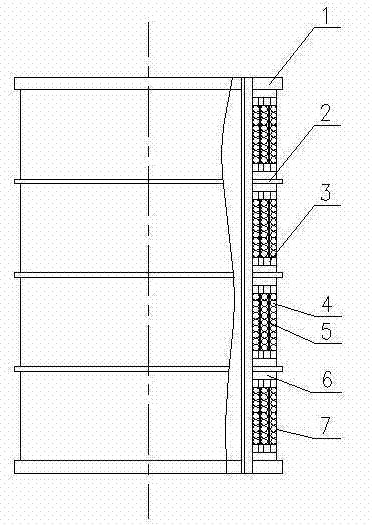 Novel high tension coil for dry transformer and manufacturing method for novel high tension coil