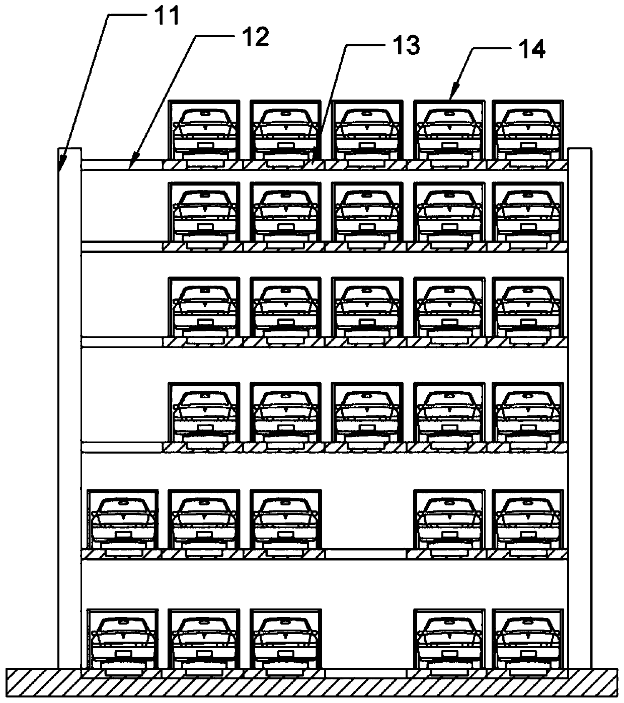 The transformation method of changing the three-dimensional parking lot into a three-dimensional intelligent parking lot