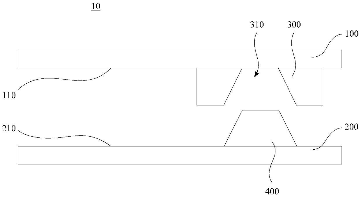 Liquid crystal display panel and substrate attaching method