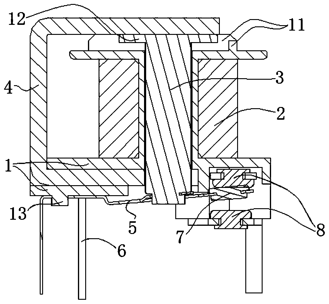 Inverted miniature relay