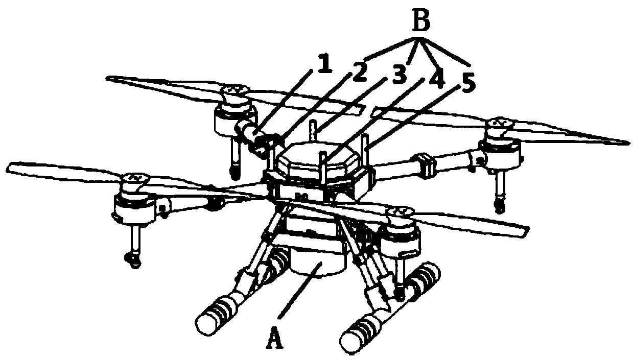 Unmanned aerial vehicle used for releasing trichogramma for biological control