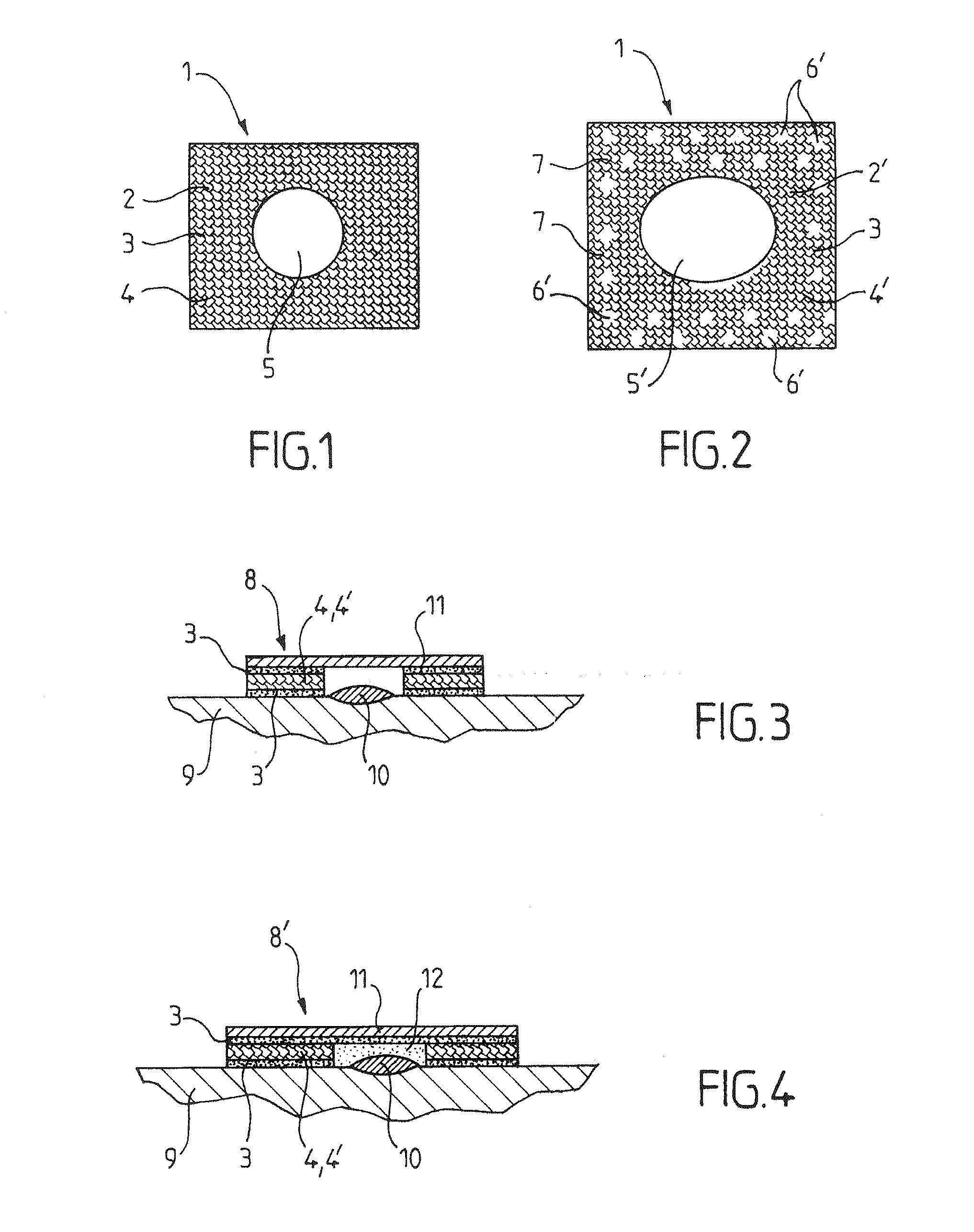 Central-opening knitting