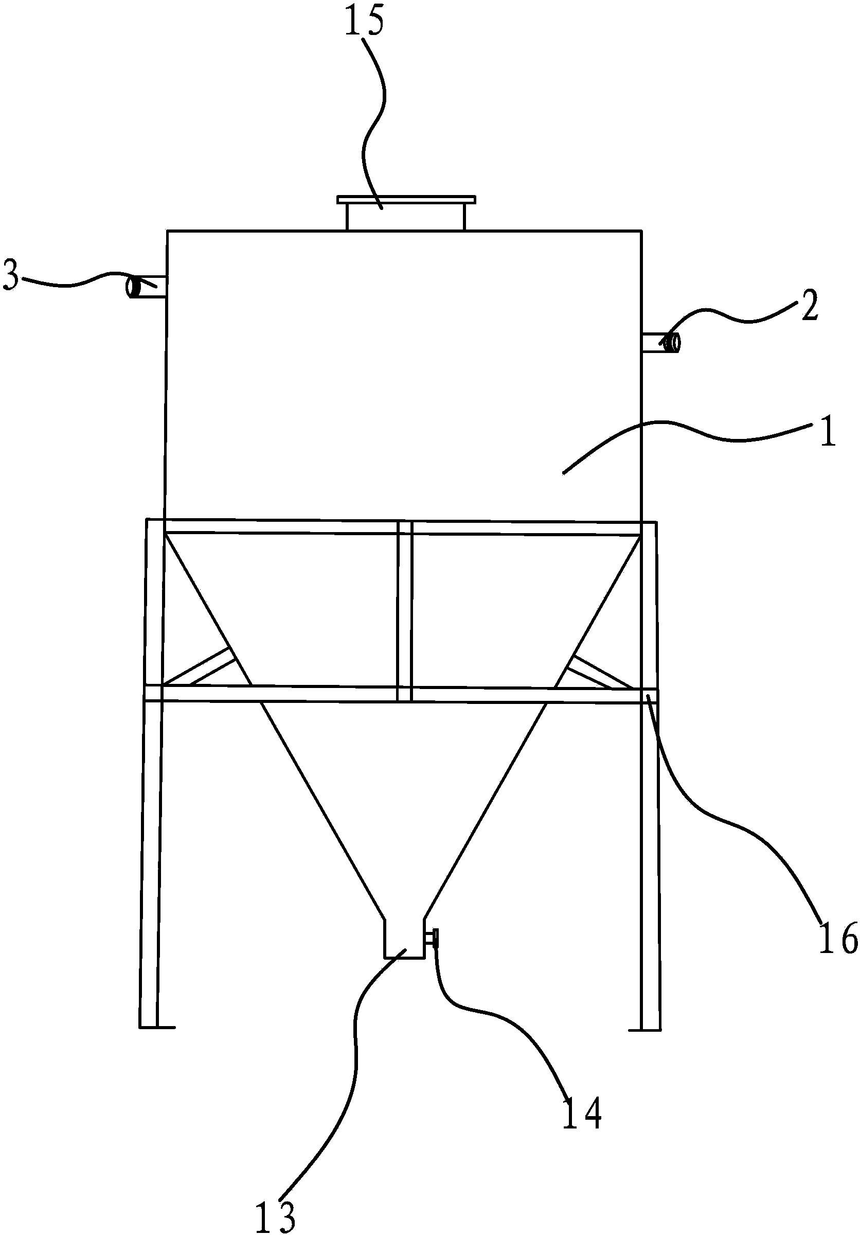 Sewage treating device