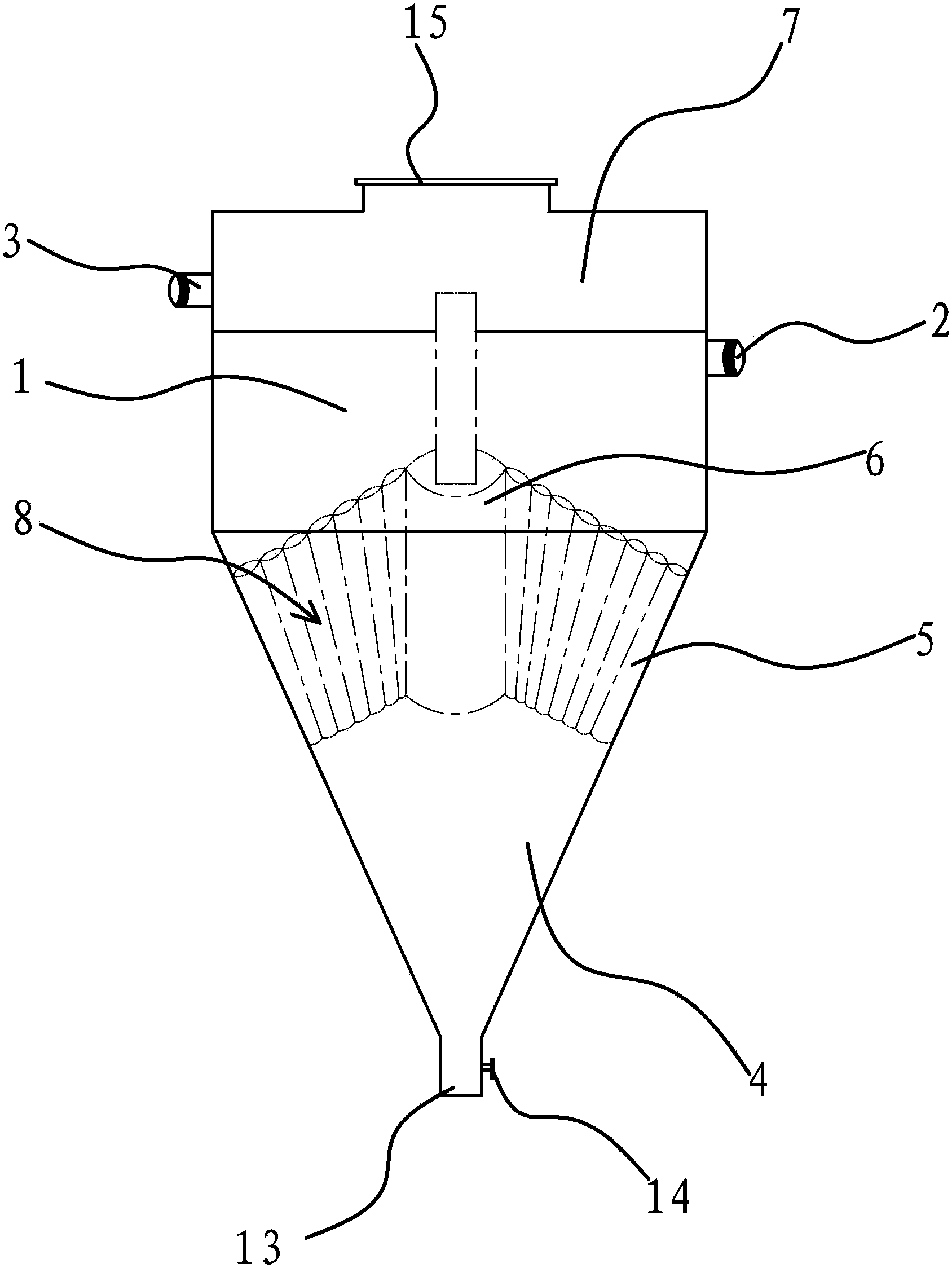 Sewage treating device