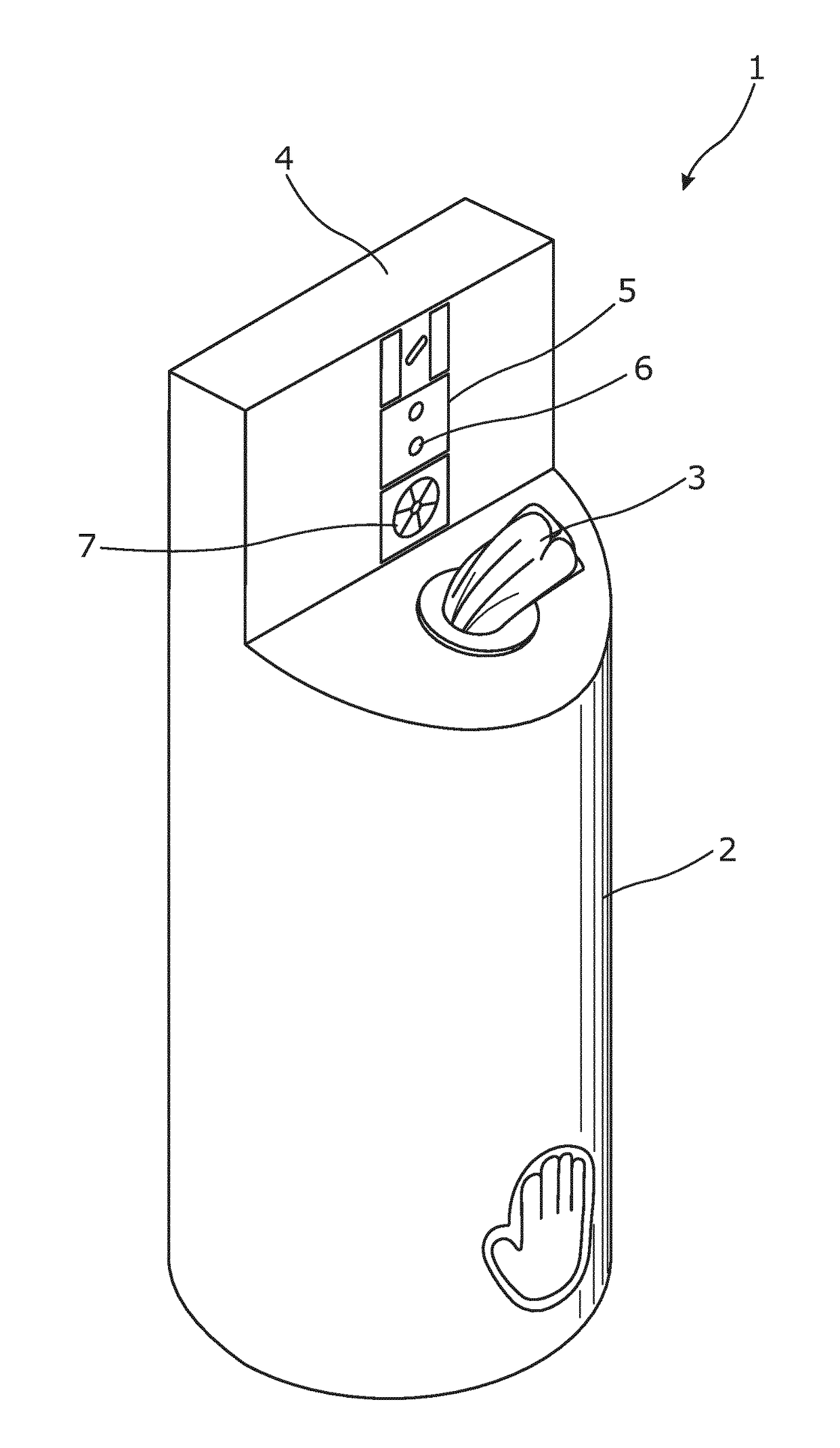 A hygiene nudging system