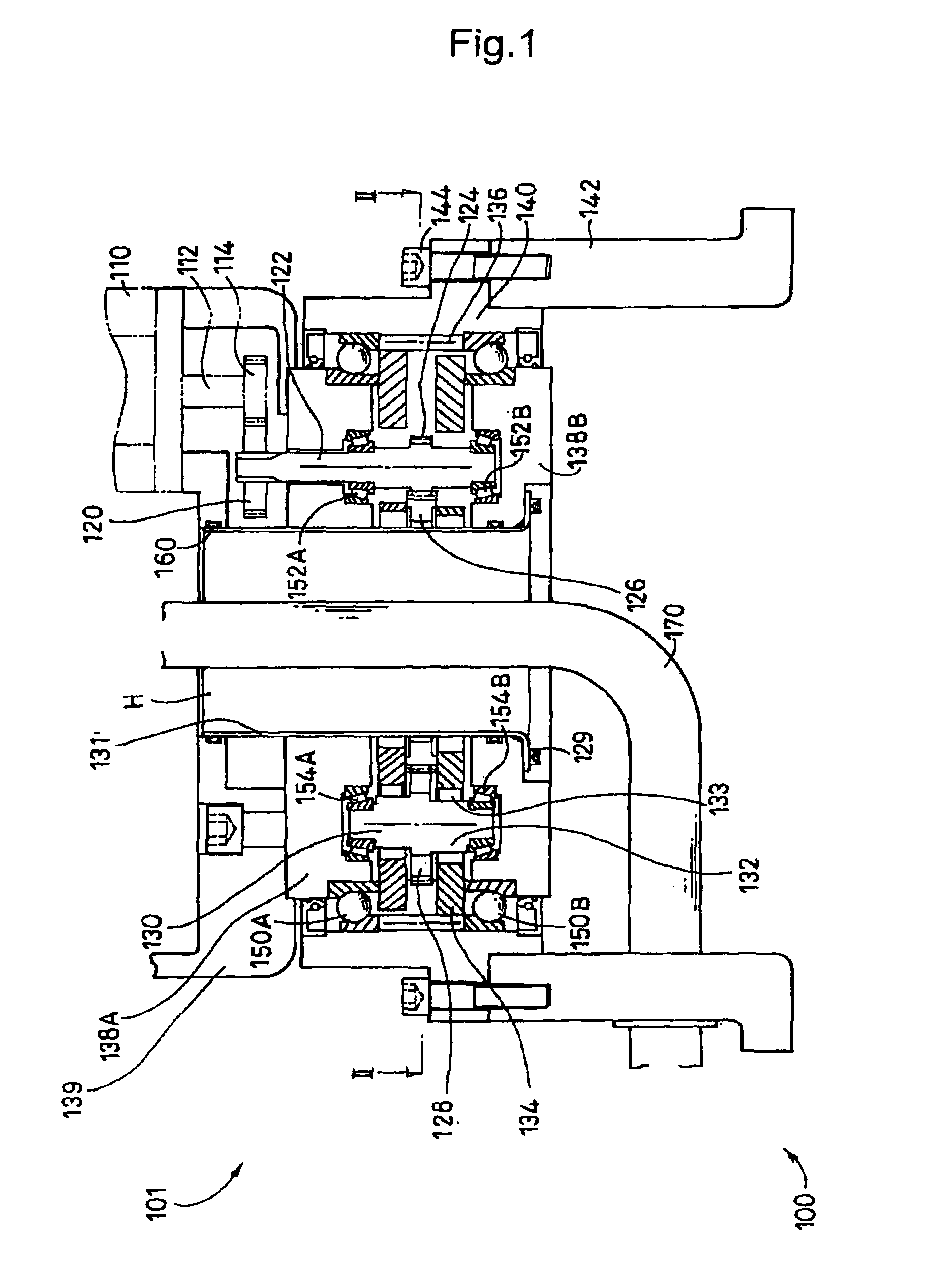 Oscillating internally meshing planetary gear reducer