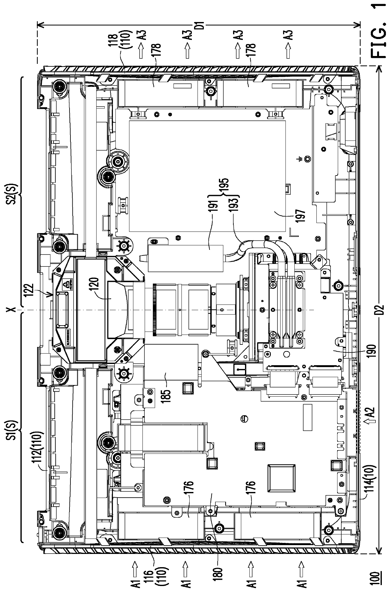 Projection device