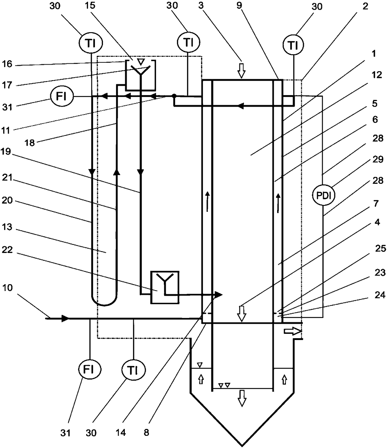 Protection device of cooling pipeline for high temperature gas delivery and gasification system using same