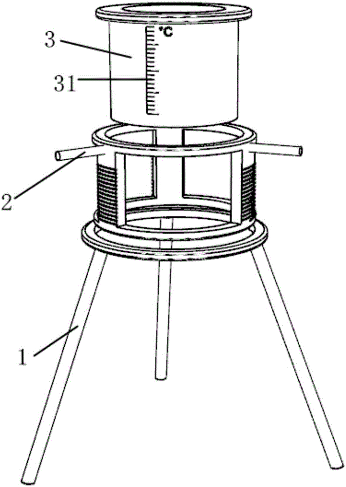 Water bath heating device