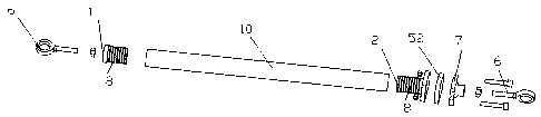 Novel carbon fiber steering tie rod mechanism and manufacturing method thereof