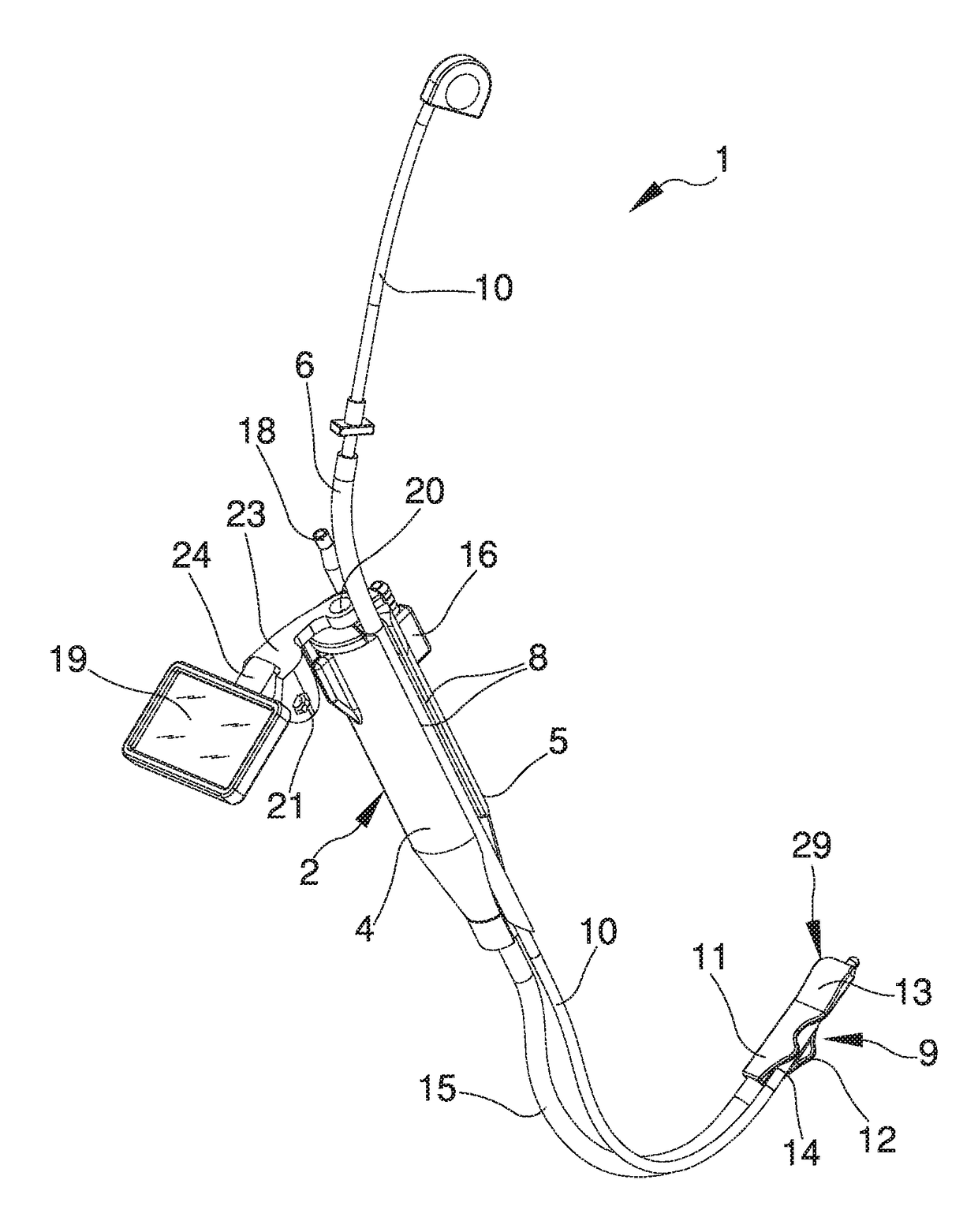 Device for tracheal intubation