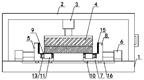 Building board cutting device