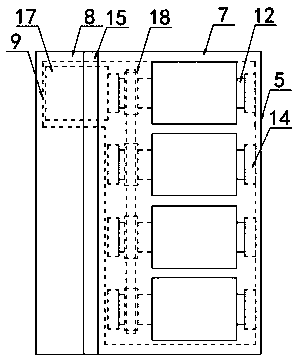 Building board cutting device