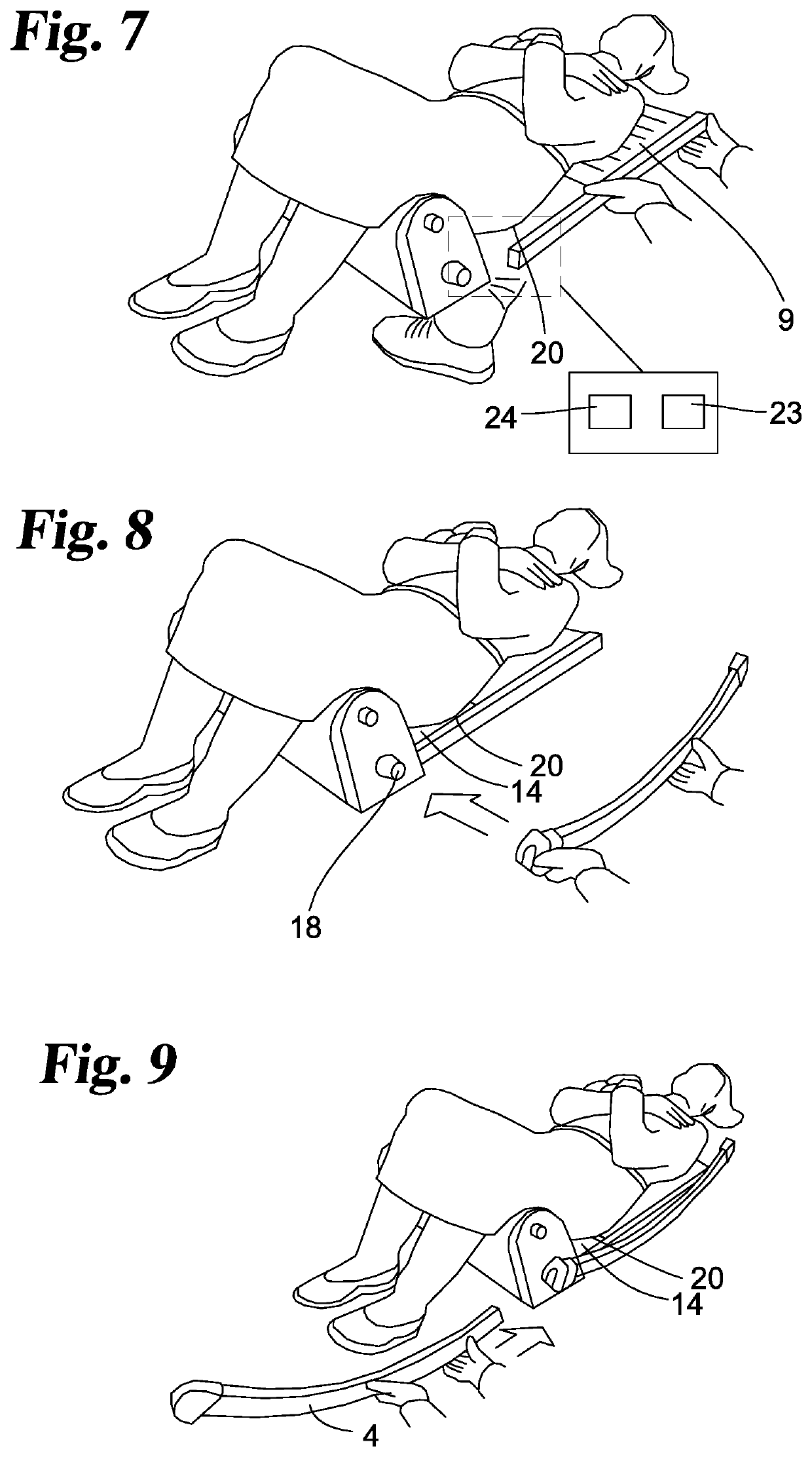 Method and equipment for raising a lying person