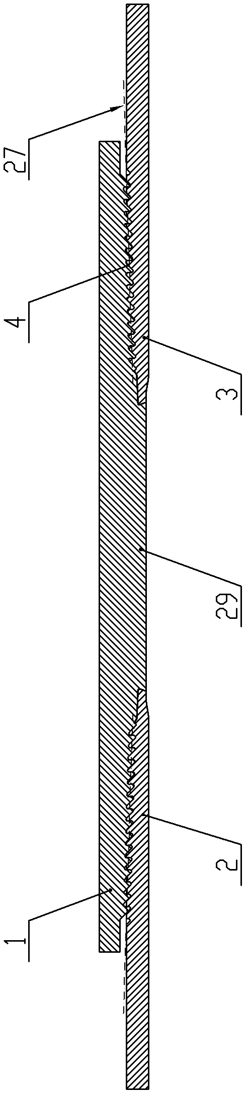 Connecting joint with special knuckle threads for oil casing