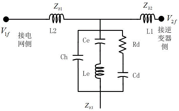 Transformerless hybrid power filter and design method thereof