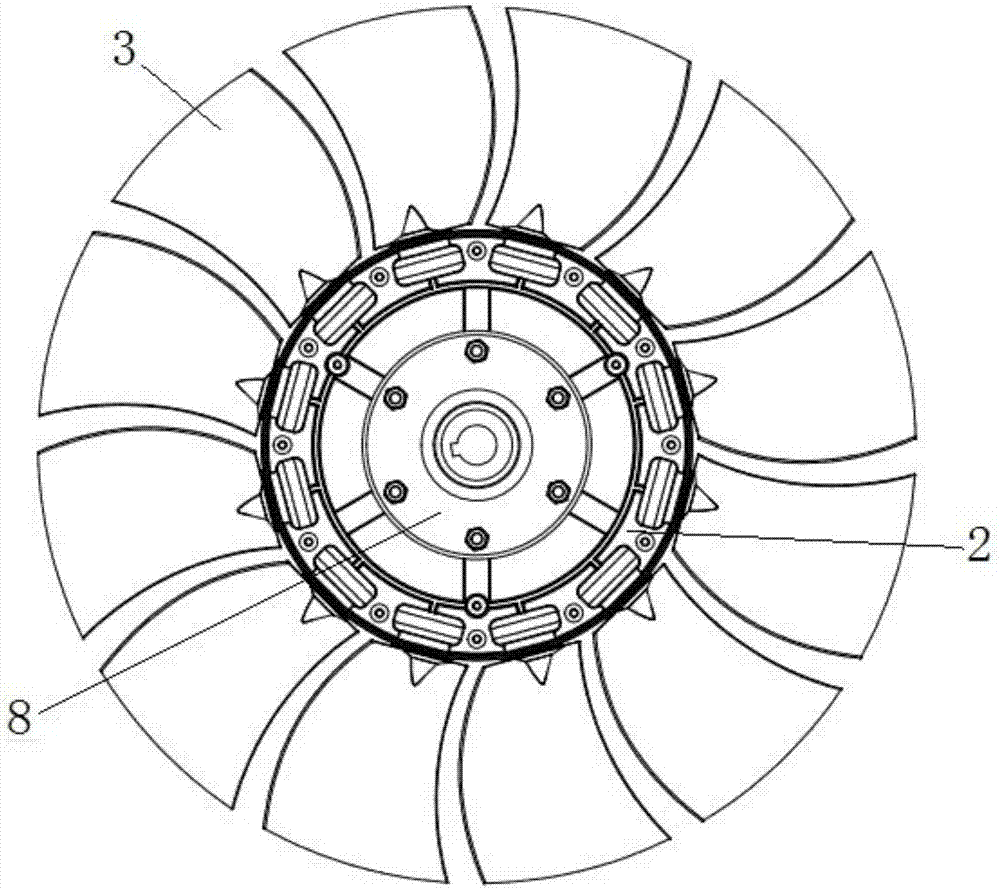 Split type impeller