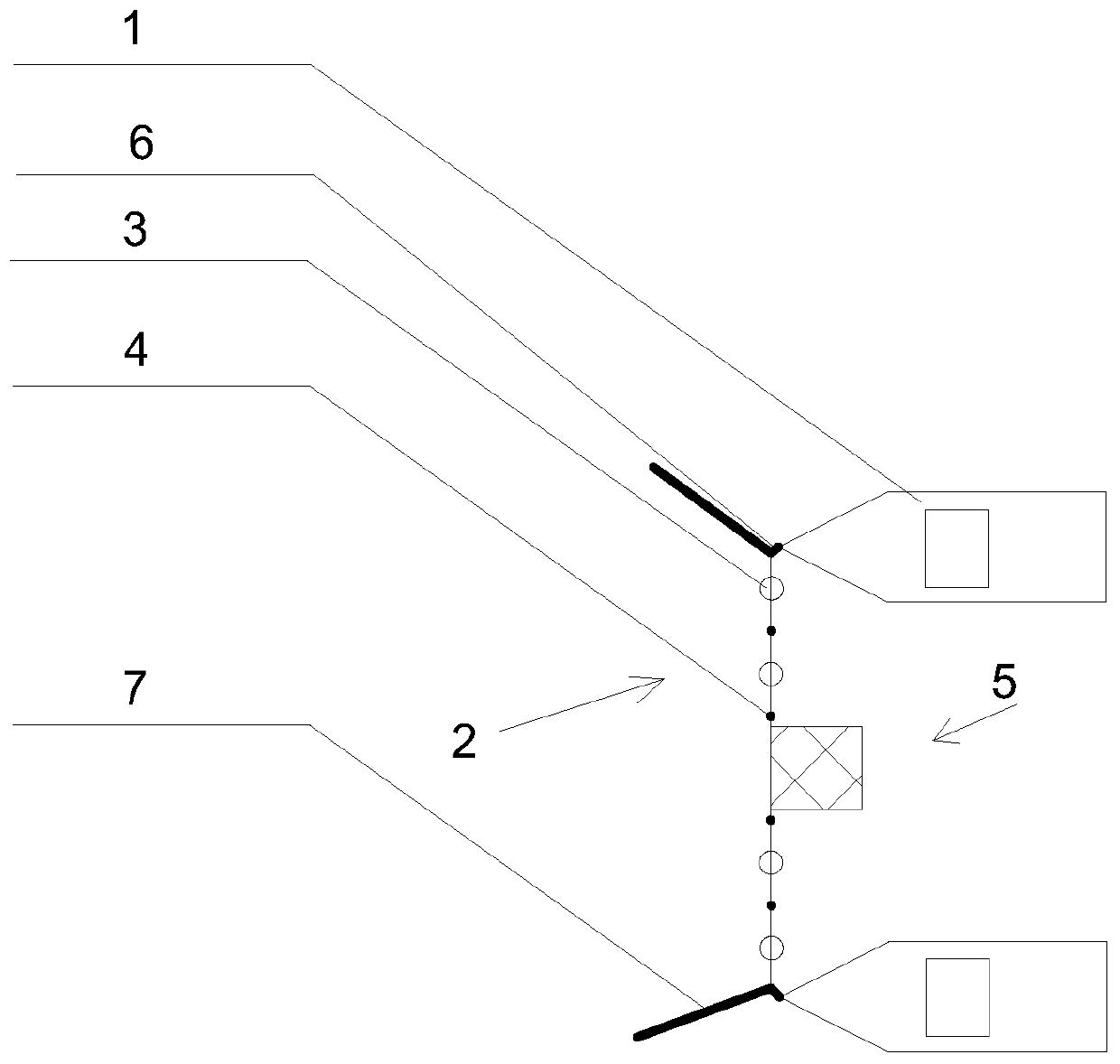 Water surface garbage cleaning device with double-boat cooperation and operation method