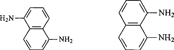 Interface preparation method for polynaphthalenediamine sub-micron particles