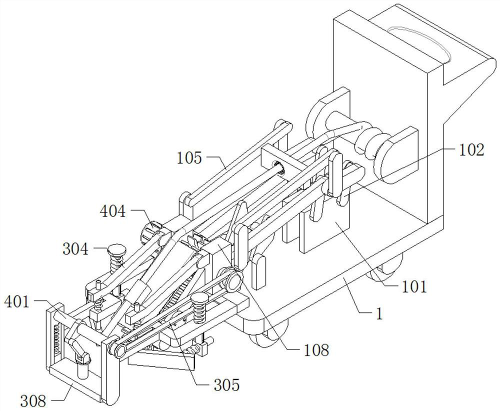 Automatic wire burying device for water conservancy and hydropower engineering