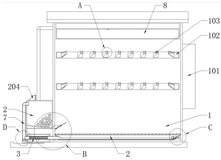 A wood drying equipment with an auxiliary adjustment structure for humidity in the air