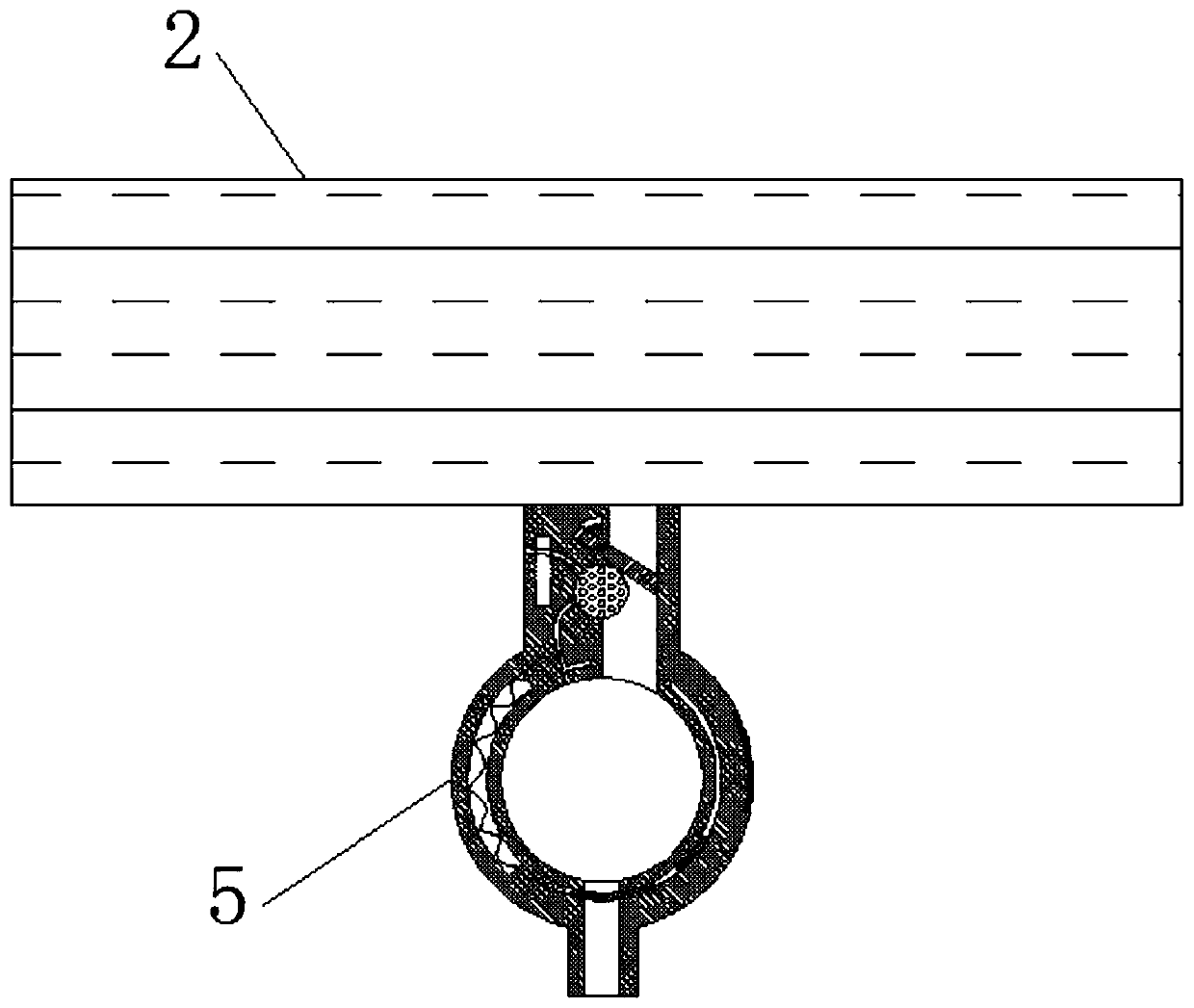 Water-based timed feeding device for agricultural cultivation