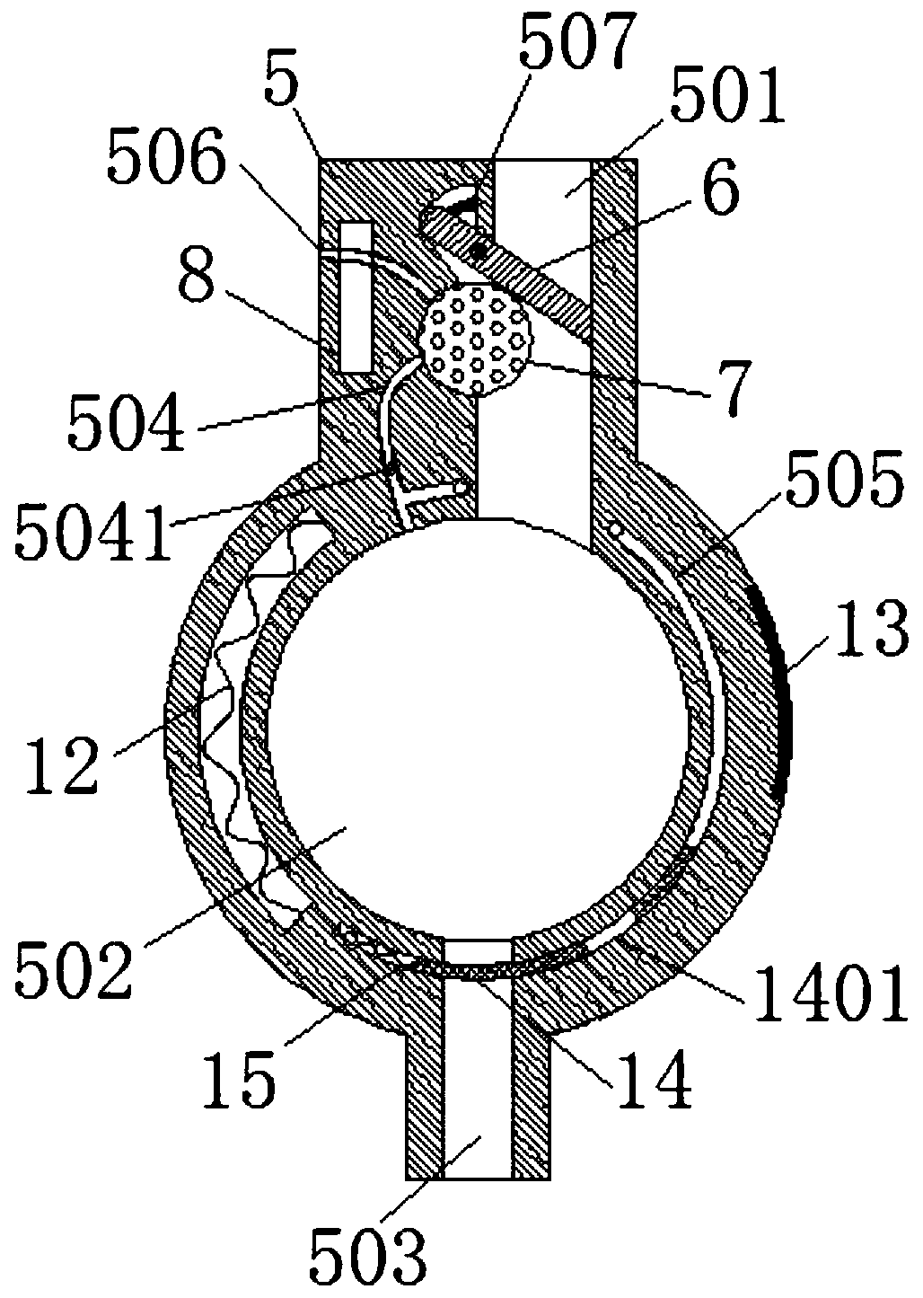 Water-based timed feeding device for agricultural cultivation