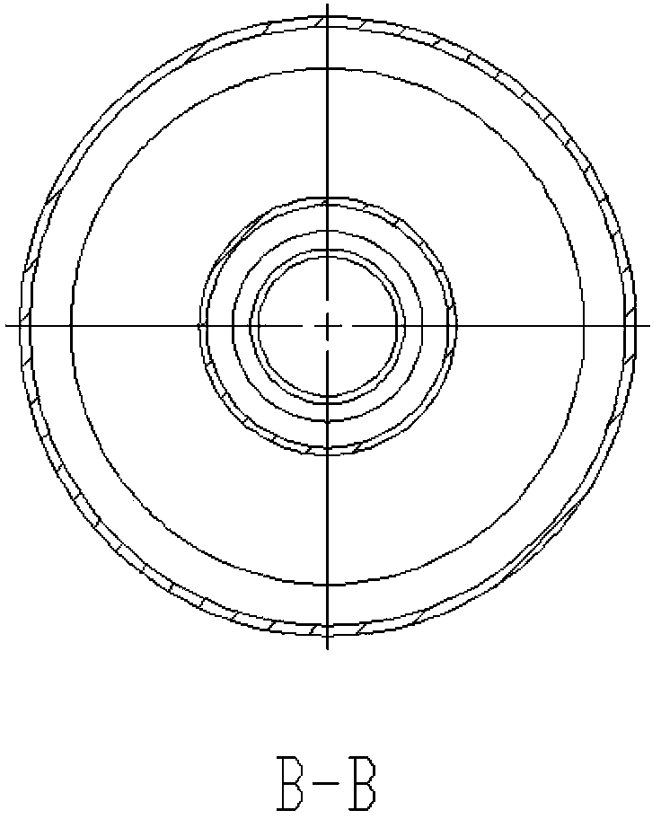 Reactive muffler structure used for construction machinery