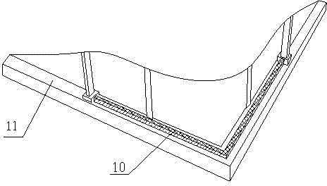 Shower room without slide rails