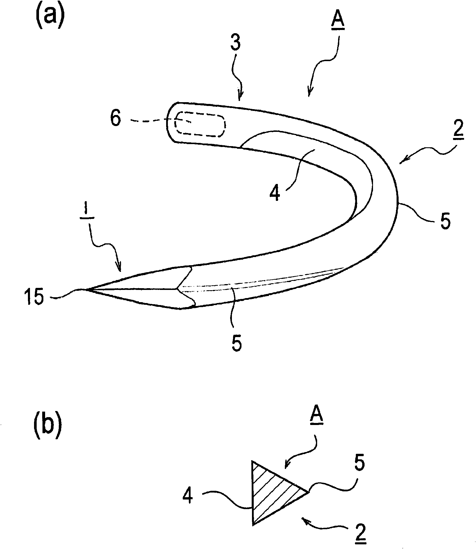 Medical suture needle