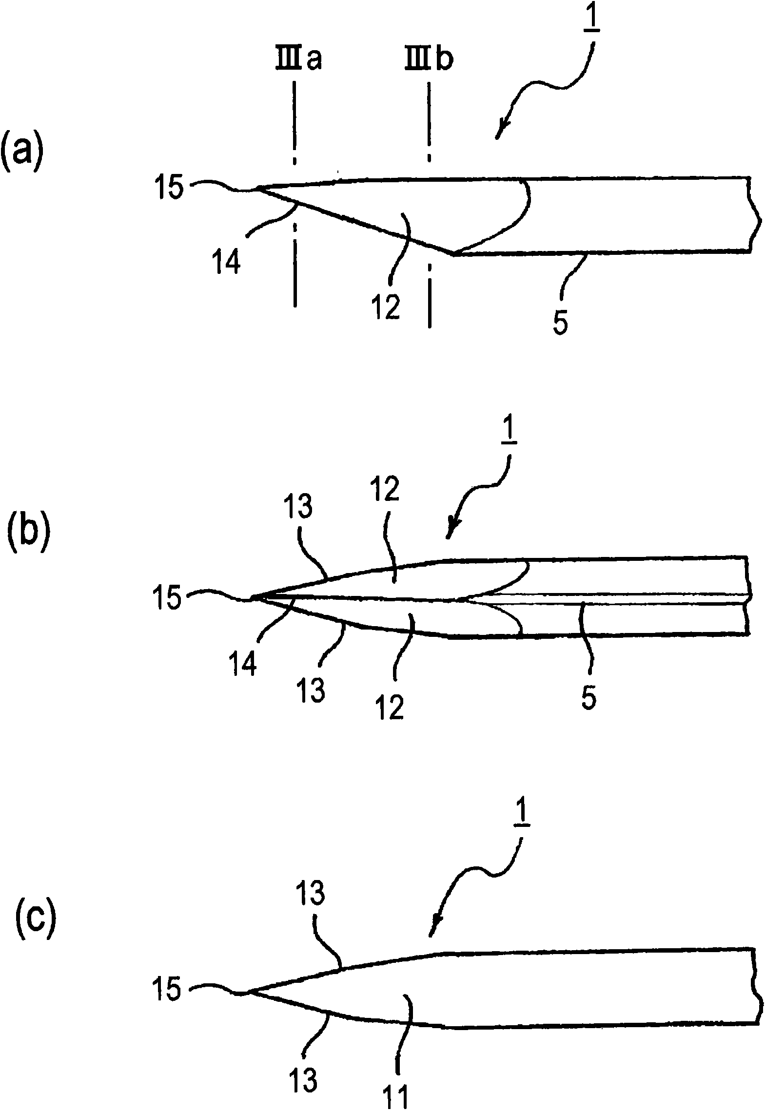 Medical suture needle