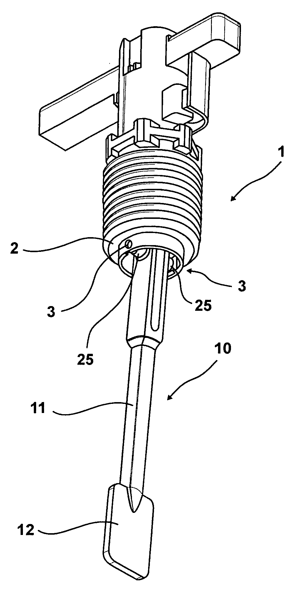 Device for monitoring the flow rate of a medium in a continuous flow device