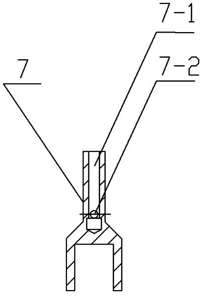 Inner cavity cleaning clamp for high-pressure oil pipe