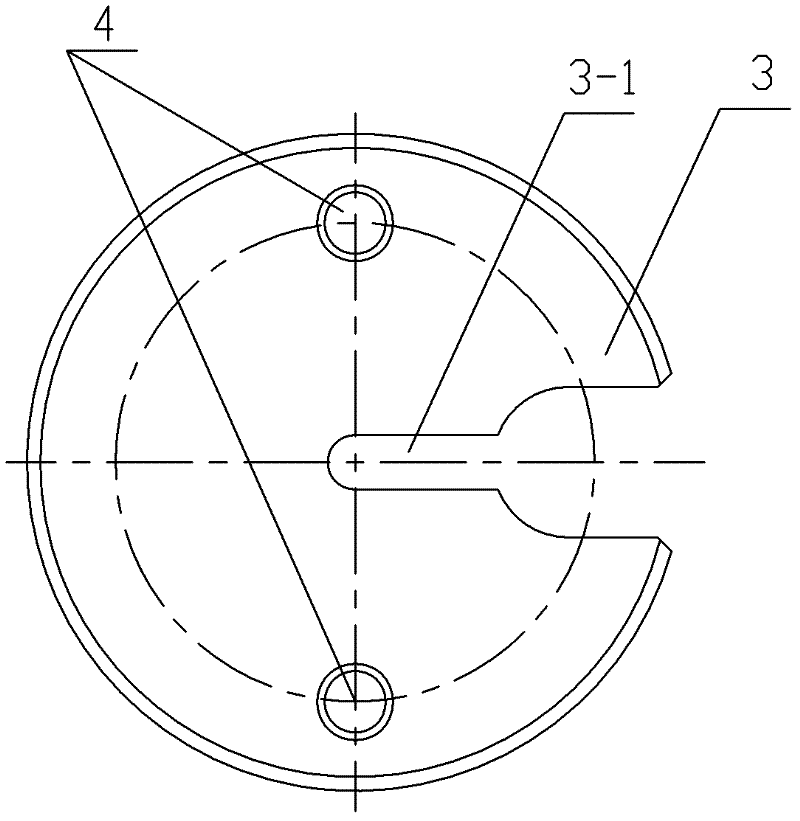 Inner cavity cleaning clamp for high-pressure oil pipe