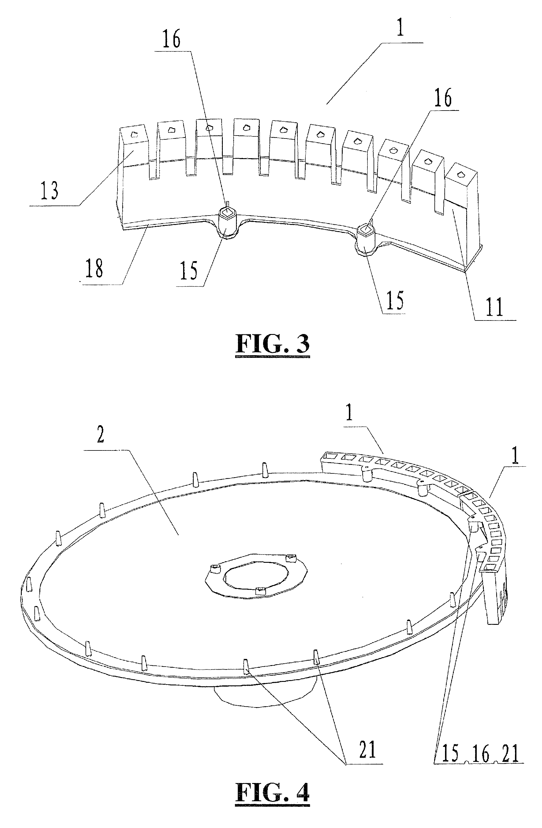 Disposable Reaction Cuvette Segment for Use in Full Automatic Chemistry Analyzers