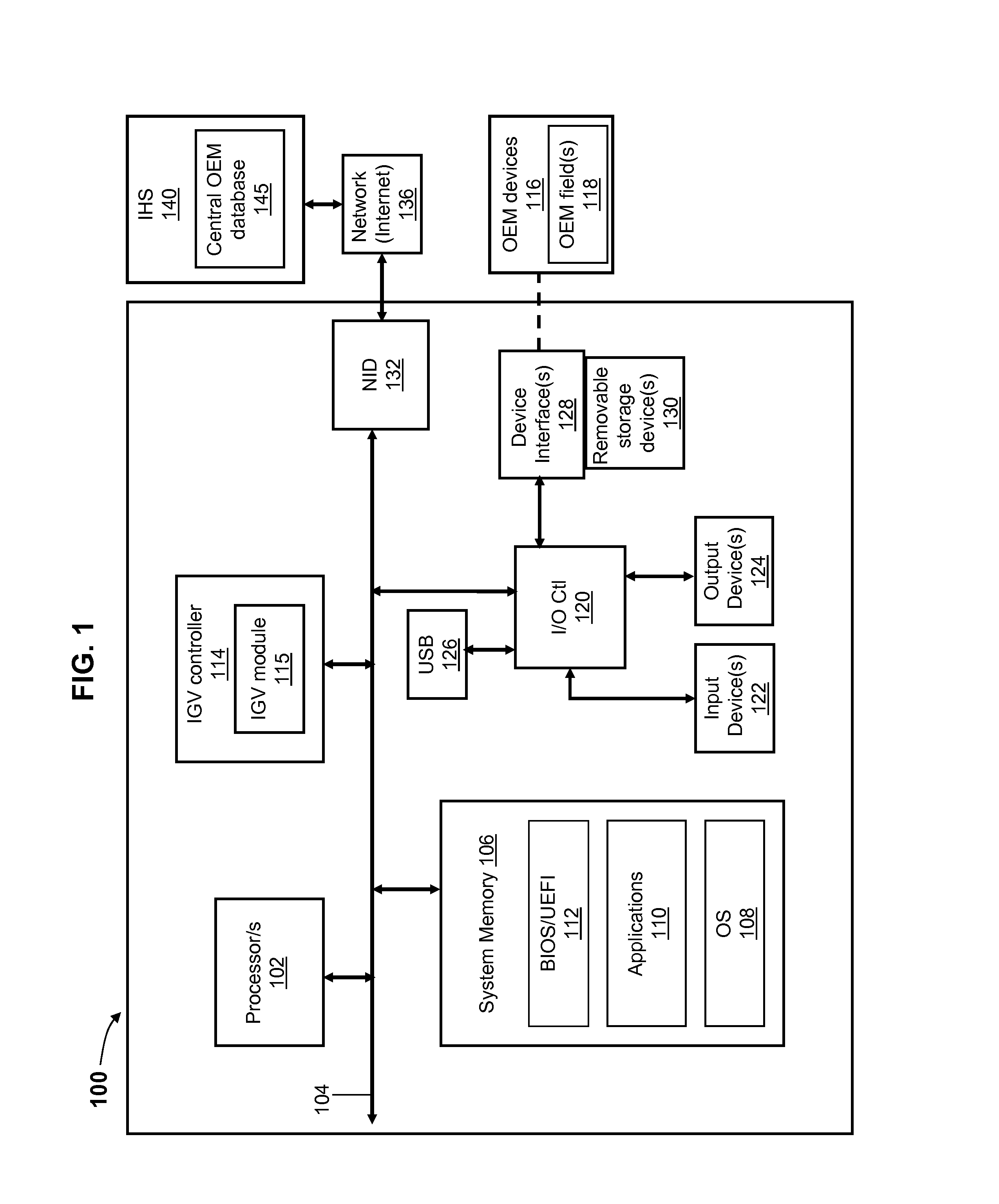 Verifying OEM components within an information handling system using original equipment manufacturer (OEM) identifier