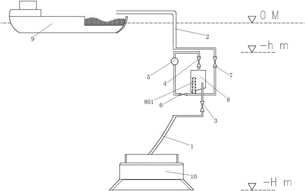 Ore lifting system, ore lifting control method and mining system for mining of metal nodules